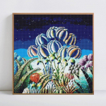 5D DIY teemanttikandid puu t&auml;is &uuml;mmargune teemantmaaling mosaiikristpistega kivist pildid 30x30CM