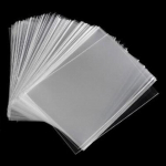 100 tk 65x90 mm kaardi varrukad lauakaitse maagilise kogunemise lauam&auml;ngu jaoks Uus valge