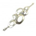 Dolce Vita [F4117] - Bracelet Cr&eacute;ateur 'Antica' Argent&eacute; h&otilde;be