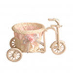 Kolmerattaline jalgratas Korv Vaas Mudel Kodu Rotangist lilleaed Pulmad No Flower