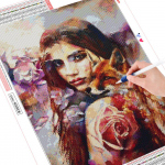 5D Teemantmaal Rebane Kodukaunistus T&auml;ielik &uuml;mmargune teemantkunst Tikand Animal 20X30CM