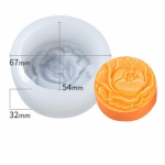 Silikoonist k&auml;sit&ouml;&ouml;na valmistatud seebivorm silikoonist k&uuml;psisevormi mousse koogi silikoonvorm 1