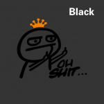 1 tk auto-auto multifilm JDM naljakas keskmine s&otilde;rm peegeldav vin&uuml;&uuml;list autokleebis Mootorratta kleebis Stiilkaunistused V&auml;listarvikud must