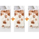 3 paari/komplekt puuvillased sokid naistele talvepaksu mustriga kassik&auml;pa soojad sokid vabaaja moesokid One Size