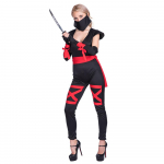 T&auml;iskasvanute naiste ninja palgam&otilde;rvar kost&uuml;&uuml;m, naiste uhke kleit, cosplay Halloweeni peo komplekt S