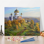K&auml;sitsi maalitud kodukaunistus DIY digitaalne &otilde;limaal Maalimine numbrite j&auml;rgi Dekompressioon l&otilde;uendimaal 40x50cm no frame