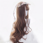 Bybrana naiste Lolita pikkade juustega suur laineline tukk parukas Armas s&uuml;nteetiline juuste kuumakindel pidu 60cm