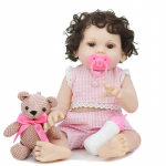 NPK 53 cm t&auml;issilikoonist keha Reborn Baby Doll Realista Baby Dolls S&uuml;nnip&auml;evakingitus T&uuml;drukutele 53cm