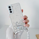 Riputa kaelarihma &uuml;mbris Samsung S22 S22 Ultra S21 S20 SE A52 A72 A42 A32 A13 A53 A73 s&auml;rava l&auml;bipaistva kattega Samsung Galaxy S22