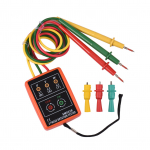 Faasitesti kaasaskantav 3-faasiline p&ouml;&ouml;rlemise tester faasijada m&otilde;&otilde;tja faasij&auml;rjestuse indikaator LED-iga mitmev&auml;rviline