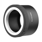 K&auml;sitsi objektiivi kinnitusadapteri r&otilde;ngas alumiiniumsulamist T2-kinnitusega objektiivile Canon EOS M1/M2/M3/M5/M6/M6 Markile must