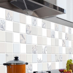 DIY &otilde;likindel k&ouml;&ouml;gim&ouml;&ouml;bel Seinakleebised Isekleepuv Papel De Parede Vannitoa plaat 3D Veekindel vin&uuml;&uuml;lkapi tapeet 60cm x 500cm