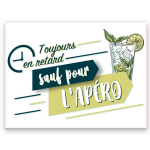 Les Tr&eacute;sors De Lily [A3647] - keraamiline magnet  Alati hilja, v&auml;lja arvatud Ap&eacute;ro  valge roheline - 8x6 cm mitmev&auml;rviline