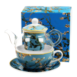 Les Tr&eacute;sors De Lily [R6669] &ndash; portselanist klaasist pasjanss  Vincent Van Gogh  (Mandlipuu &otilde;itseb) - 300 ml sinine