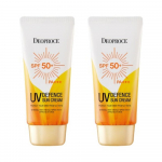 Deoproce UV Defense p&auml;ikesekreem SPF50+ PA+++ 50ml*1tk/2tk/3tk/4tk 2Pcs