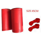 BACANO  large steering wheel cover for RV Truck micro fiber leather car 45cm  steering wheel braid 45CM RED