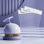 1 tk Meridian massaažihari v&auml;simust leevendav kraapimisravi Gua Sha t&ouml;&ouml;riist lilla