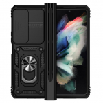 Libisemiskindel kaamera kaitsev telefoni&uuml;mbris Samsung Galaxy Z Fold 4 5g Fold4 Zfold4 Kukkumisvastaste Kickstand Coque &uuml;mbriste jaoks for Samsung Z fold 4 h&otilde;be
