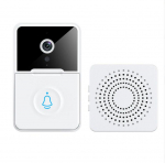 Juhtmeta sisetelefoni uksekell HD visuaalne kaugjuhtimispult Doorbell-Dingdong (1set) valge