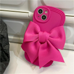 Ins Korea armas 3d roosa Bowknot k&auml;ev&otilde;ru k&auml;ev&otilde;ru telefoni&uuml;mbris iPhone 13 12 11 Pro Max Xr X Xs tavaline p&otilde;rutuskindel pehme kate For iPhone X