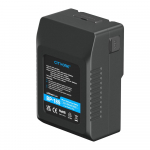 V-kinnitusega aku BP-185 USB Sony HDCAM-i, XDCAM-i, digitaalsete kinokaamerate, LED-valgustite, DSLR BMPCC 4K, monitori ja muude videokaamerate jaoks must