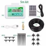 P&auml;ikeseenergia automaatne kastmisseade Intelligentne kastmistaimer Veepumba niisutuss&uuml;steem Aia kastmiss&uuml;steemi komplekt Pottides tilguti piserdamine 5m kit