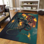 Tume draakon Vaibad Mood 3D-printimine Fantaasia Draakon Elutuba Magamistuba Suur ala pehme vaip Kodu Lastetoa p&otilde;rand Matt 40cm x 60cm