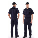 99 Kiiresti Paigaldatav Must Tumesinine Takjakinnitusega Paik Aktsepteeritav SS L&uuml;hikeste Varrukatega T&ouml;&ouml;riietus Politsei Turvat&ouml;&ouml;taja Vorm Unisex T&auml;iskasvanutele 190/130