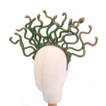 Halloweeni vanaaegne Medusa mao kost&uuml;&uuml;m Peapael Cosplay dress-up peakate karnevali mardip&auml;eva maskeraadi peotarbed roheline