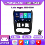 9-tolline 2-dineline Android-autoraadio Lada Larguse 2012-2020 multimeediumivideopleier IPS GPS-i SIM-navigatsiooniheli 2din WIFI 1+16GB