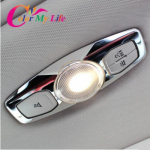 Roostevabast terasest lugemistulede dekoratiivsed kaanekleebised Ford Focus 3 4 MK3 MK4 Kuga Escape Uus Mondeo jaoks Stainless Steel 1pc