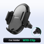UGREEN Car Phone Holder Air Vent Phone Stand in Car For Mobile Phone Xiaomi Samsung iPhone 12 13 14 Cellphone Car Holder With Hook black