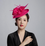 Raske pisarkoeline Sinamay loop ja sulgedega v&otilde;luv ametlik m&uuml;ts Kentucky Derby, Ascot, Melbourne Cup, kiriku peakate