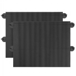 2 tk 67cm auto p&auml;ikesevari k&uuml;ljeakna kardin Automaatne kokkupandav UV-kaitse tarvikud must puhas riie auto must