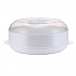 Mikrolaineahi kauss Auruti &uuml;mmargune plastikust soojendus Kuklipelmeen kaanega Single Layer