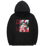 Acid Bath Kapuutsikas Psychic Tv Spiraal Muda Metall Unisex Naiste Mood Vintage L&otilde;tv Kapuutsikad Topid Hip Hop Rock Punk Gooti Dressipluus L black