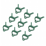 20/100 Aiataimeklambrid Seemikud Taimed Tugit&ouml;&ouml;riist V&auml;ikesed/suured sidemed 2 suurust 20PCS roheline