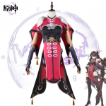 Originaal God Beidou COS kroonimata draakonkuninga kuninglik &otilde;de t&auml;iskomplektne naistemantel Anime Cosplay riided L-(Full set+wig)