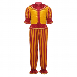 Unisex Kids Cosplay komplektid poolvarrukate ja pikkade p&uuml;kstega Halloweeni uhke kost&uuml;&uuml;m poistele, t&uuml;drukutele 5-6 Years kollane