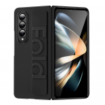Elastne randmepaelaga telefoni&uuml;mbris Samsung Z Fold 5 &uuml;mbrisega &uuml;li&otilde;huke k&otilde;va arvutialuse hoidiku &uuml;mbrised Samsung Galaxy Z Fold 3 4 kaitsekatte jaoks for Samsung Z Fold 4 must