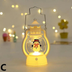 LED j&otilde;ulud v&auml;ike &ouml;&ouml;valgusti kaasaskantav akutoitega rippuvad laternad piduliku peo j&otilde;uluehted J&otilde;uluvana kujundus