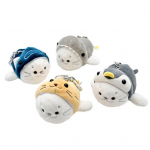 Armas Cartoon Seal Plush v&otilde;tmehoidja Armas merelooma pluus metallist pandlaga Pehme multikas t&auml;idisega Animal Doll Plush v&otilde;tmehoidja v&otilde;lusid seljakott