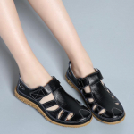 Suvised naiste sandaalid Essentials Mary Jane Beach hingavad lamedad kingad suletud varbaga vabaaja pehmed k&otilde;ndimissandaalid t&uuml;drukule suures suuruses EU:35 punane