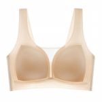 Suure suurusega naiste suvine &uuml;li&otilde;huke juhtmevaba rinnahoidja, polsterdatud t&auml;istass rinnahoidja, mugav kokkupandud Push Up Bralette hingav aluspesu topp L punane