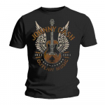 Johnny Cashi Kitarri Tiivad Outlaw Unisex T-s&auml;rk S