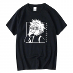 Janpanese Anime Hunter X Hunter Kilua Printeriga naiste t-s&auml;rk unisex naiste suvemood l&uuml;hikeste varrukatega vabaaja &uuml;lisuur T-s&auml;rk vanaaegsed topid 2XL