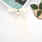 Vintage Sweet Bow juukseklambrid Elegantsed naised T&uuml;drukud Pikad Paelad Juuksen&otilde;el Igap&auml;evased Peokingitused Pulma Ehted Moe-stiili Aksessuaarid
