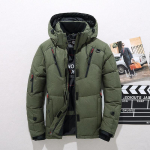 Talvine meeste pardi paks sulejope Snow Parkas mantel Hoiab soojas jakk V&auml;lisr&otilde;ivad L roheline