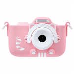 Lastekaamera K&otilde;rge eraldusv&otilde;imega digikaamera Lastekaamera Kaamera M&auml;nguasjad T&uuml;drukutele Poistele Laste Haridus M&auml;nguasi Kaamera Lastele Kingitus None Card roosa