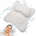 Vannipadi Vannipadi Ergonoomiline 4D &otilde;hkv&otilde;rgutehnoloogia ja 6 iminappaga peatoe funktsioon Sobib vannidele Mullivannidele ja spaadele Kodu 39x25x11cm